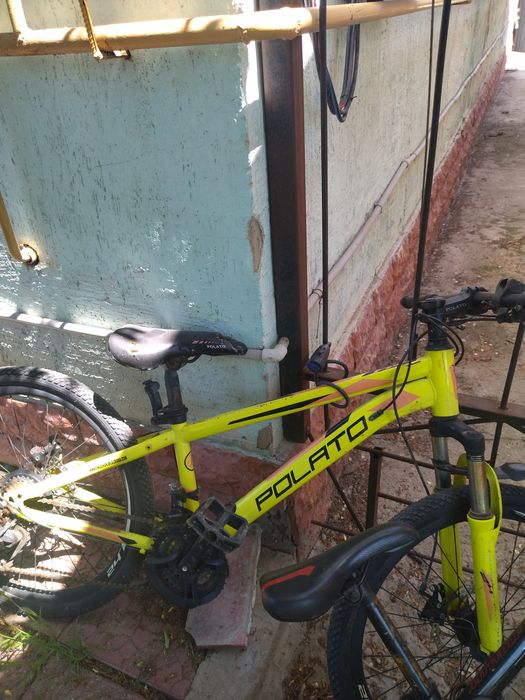 Салатовый велосипед