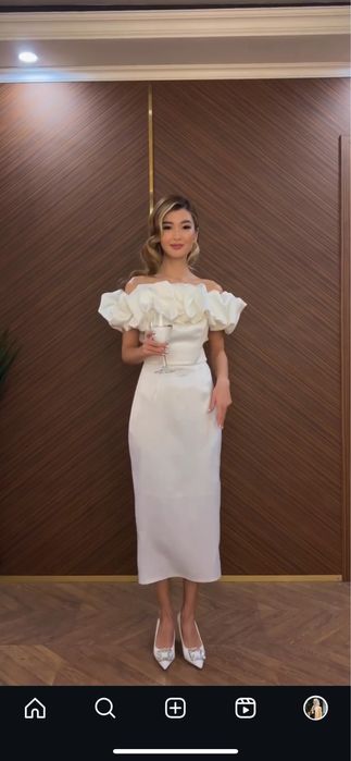 Продам белое платье