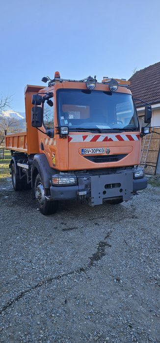 Renault Midlum 4x4 – basculabil 2 părți – reductor + blocante