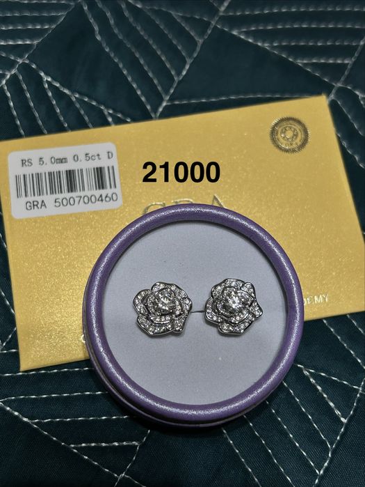 Серебро с муассанитами