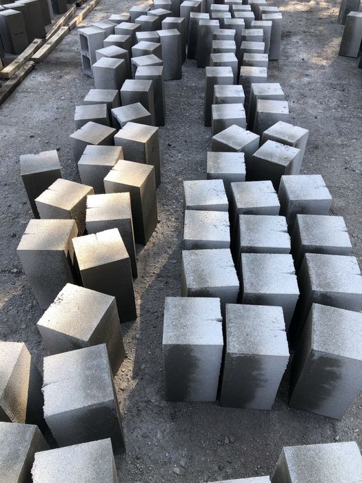 Сплитерные блоки (пескаблок) 39х19х19