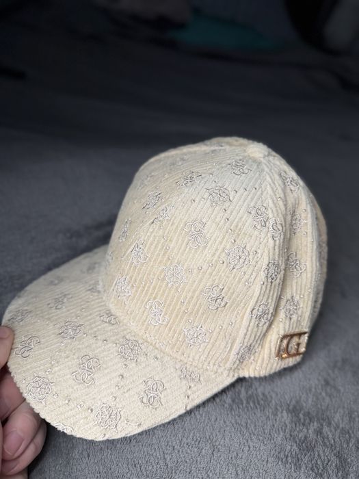 Guessw Baseball sapca unisex culoare bej material reiat noua originala