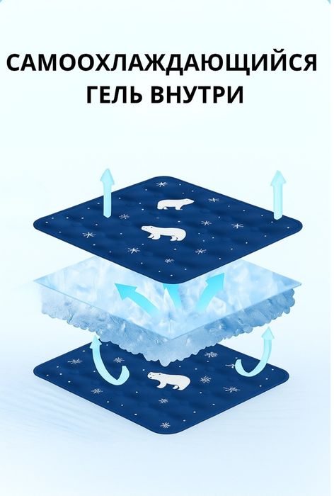 Охлаждающий коврик 50х40