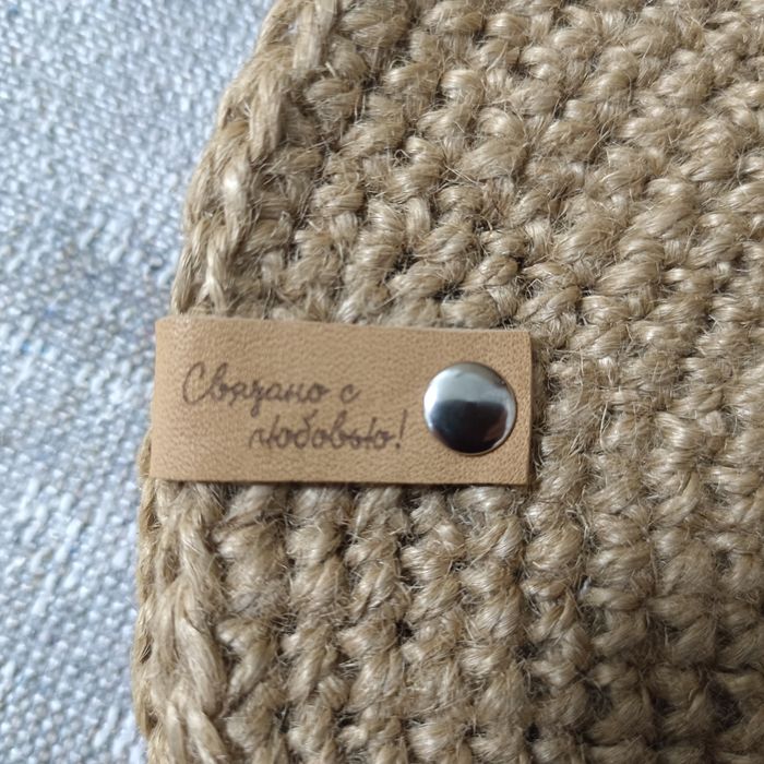 Подстака под горячее из джута, ручная работа.