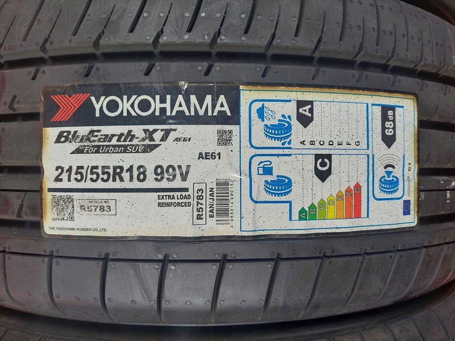 anvelope de vara - 215/55/18 - yokohama - noi - dot 2020 !