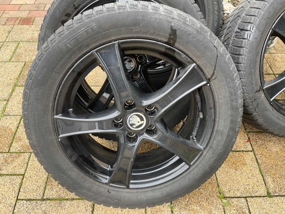 Roti Skoda Superb IIII cu jante din aliaj 17 inch