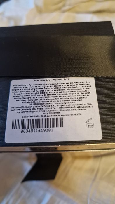 Ulei de parfum musk my geisha