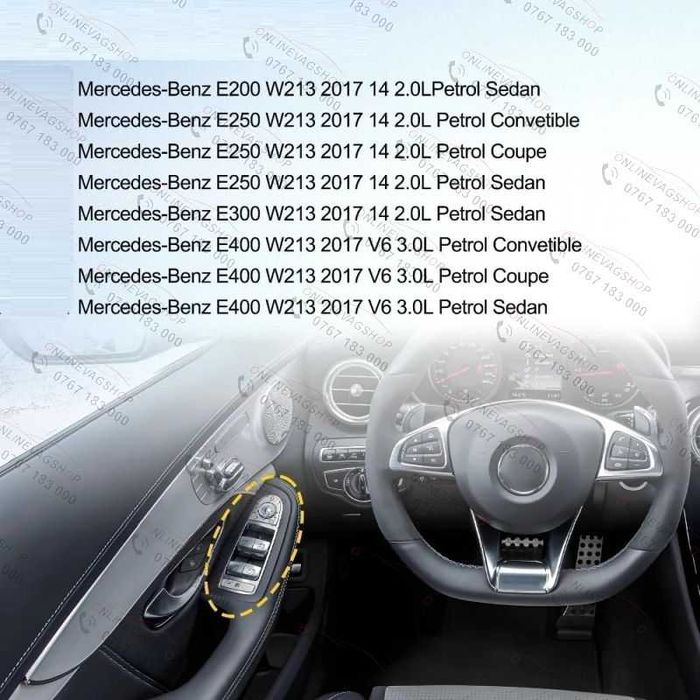 Butoane geamuri electrice Mercedes Benz C,E,S Class GLC  W205 W213 W222 W253