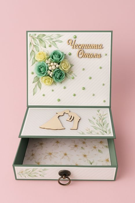 Ръчно изработени Албуми за снимки,картички и експлодиращи кутийки.