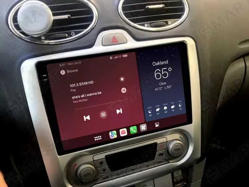Мултимедия за Ford Focus Двоен дин Навигация за Ford Focus 2 Форд Фокус Android DIN 2004 2005 2006 2007 2008 2009 2010 2011 годи