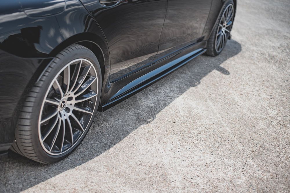 Добавки за AMG прагове Maxton design за Mercedes Benz C257 (2018-)
