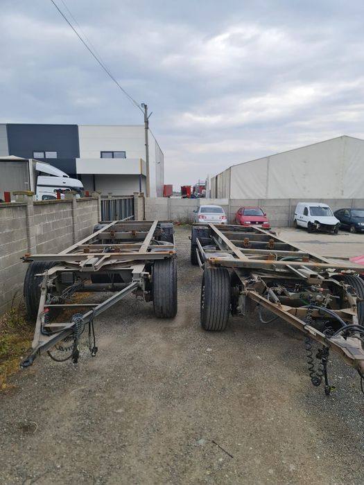 Fliegl DB08 TRANSPORT CONTAINERE De vanzare 6 semiremorci, 2 camioane BDF si o camioneta7,5t
