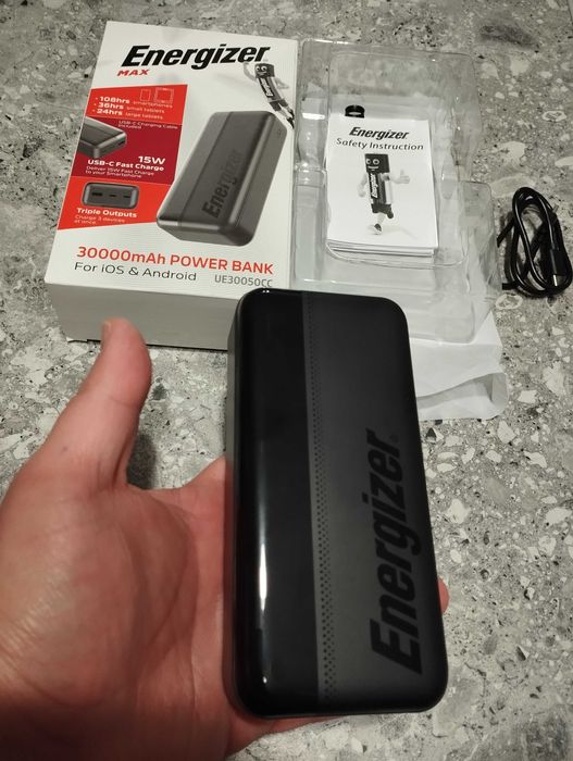 Външна батерия Energizer 30 000mah - нова