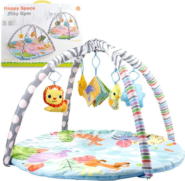 WALLE Бебешка подложка за игра, 5 висящи звукови играчки