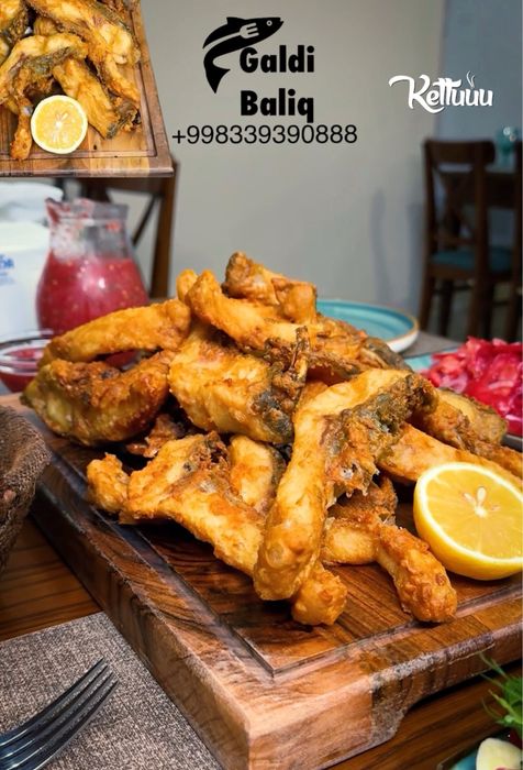 Xorazm baliq qovurilgan baliq Харезмская рыба жаренная рыба