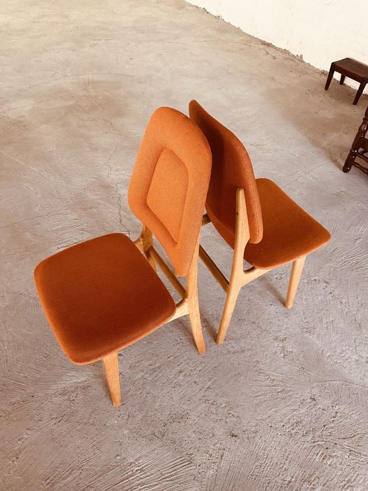 Винтидж скандинавски трапезни столове – Mid Century Modern, 70-те години