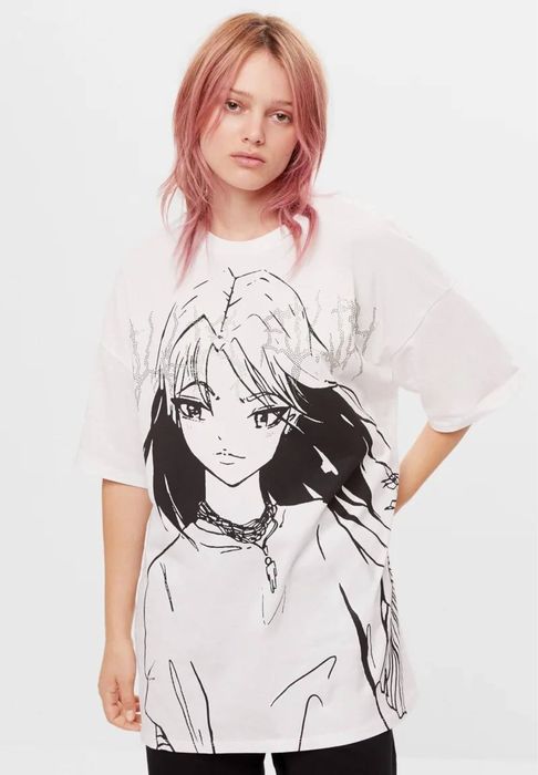 Футболки мерч Билли Айлиш от Bershka