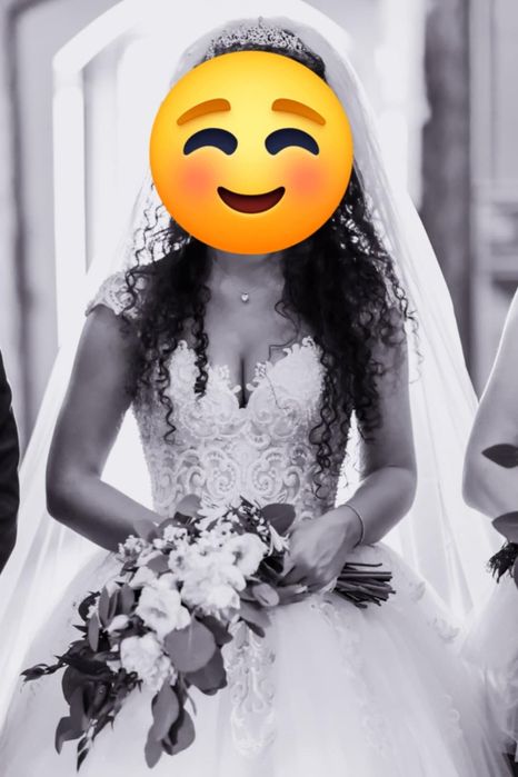 Rochie mireasa unicata + voal mireasa CADOU