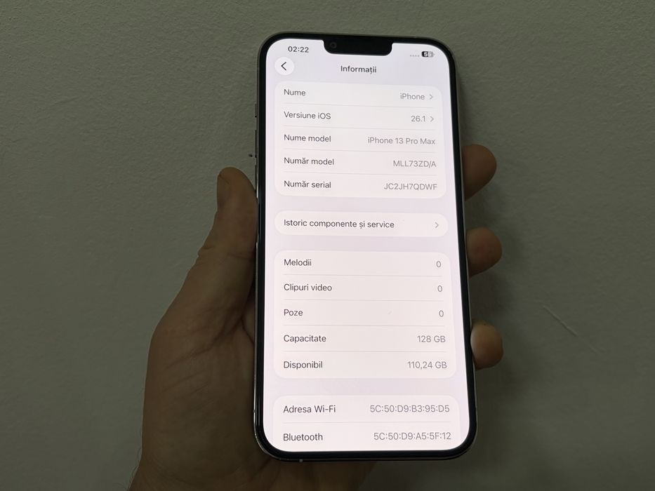 Iphone 13 Pro Max, 128 gb, Silver