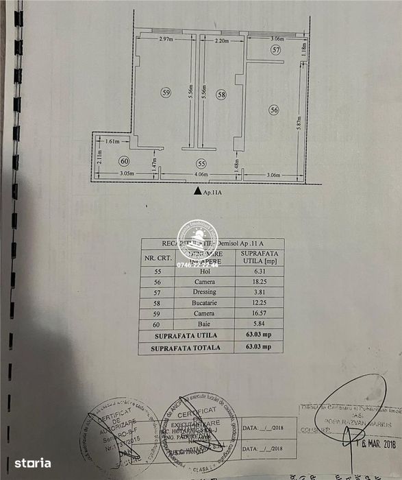 Apartament cu 2 camere decomandat, situat in zona Capat CUG - Sos. Nic