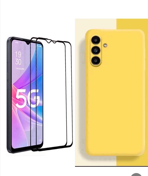 Husa Guardian Catifea+Folie Sticla 11D Samsung A32/A33/A23/A25/A16/A26