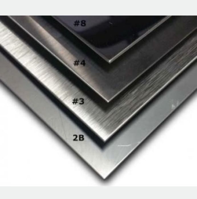 Tabla inox lucioasa , mată  , satinată !