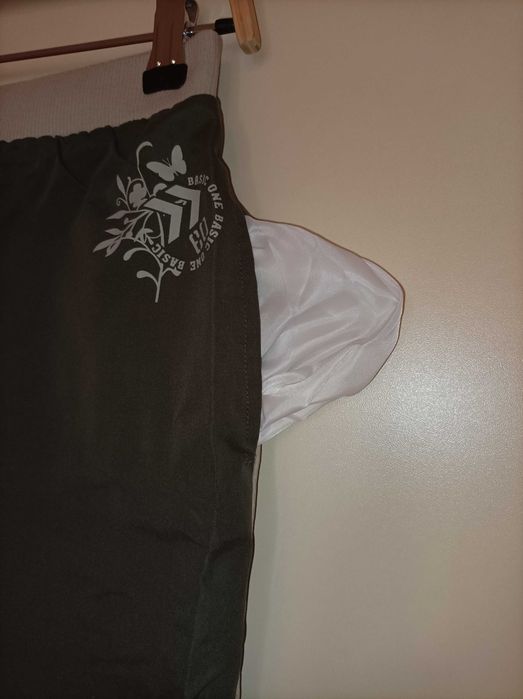 Pantaloni pt fete, termo (dublati), kaki, mar.152