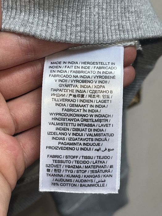 Gant, hanorac damă, cu glugă, gri deschis, bumbac