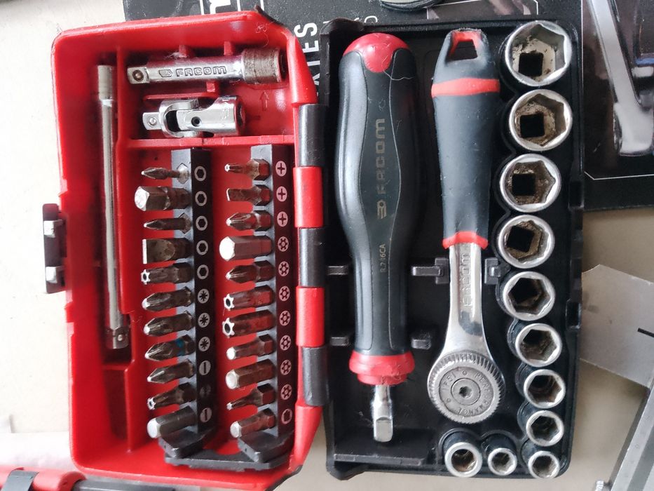 Facom -ключове, гидория, шестограми