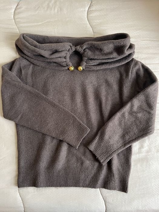 ZARA пуловер S р-р с паднали рамене