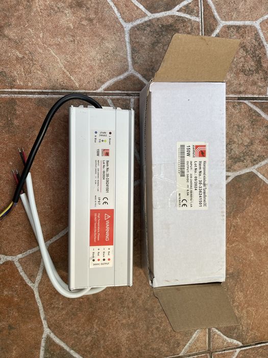 Sursa de alimentare LUMEN IP67 de 150W (24V DC-6,25A)