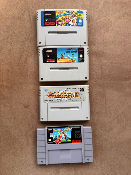 Vintage Jocuri Comsola Nintendo Snes/ Super Nintendo