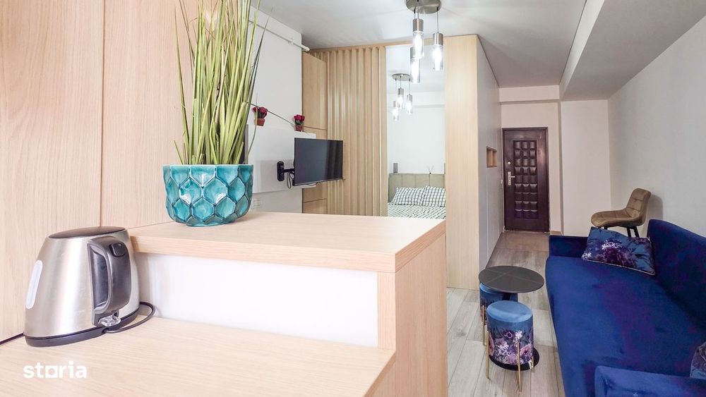 Garsonieră modernă Militari Residence | Etaj 5 | Bloc 2020 | Mobilată