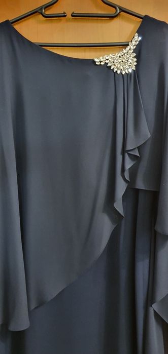 Официална рокля - тъмно синя