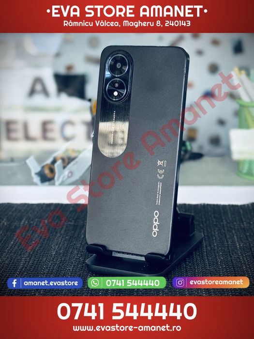 OPPO A18 Glowing Black 128GB 4+4GB RAM Dual SIM