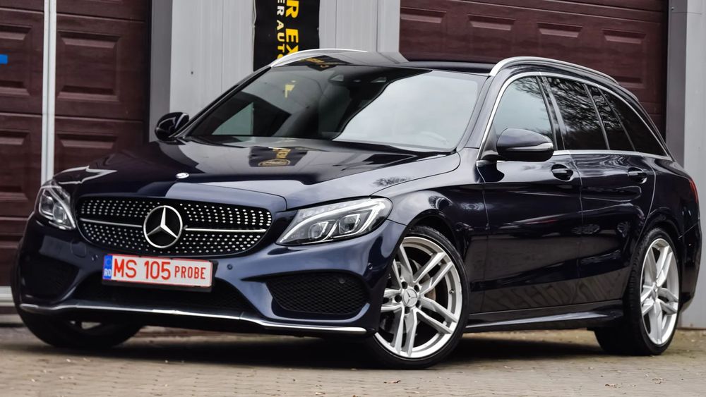 Mercedes-Benz C C220d Pachet AMG~Navi Mare~Piele~Led~Jante R19~Automat~Garantie 1 An