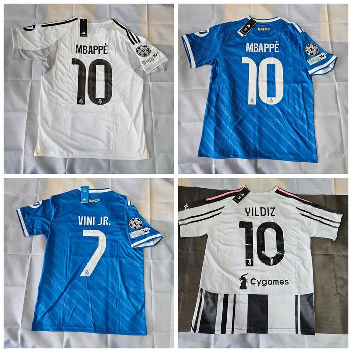 Tricouri de fotbal Barcelona, Madrid, United, City, Liverpool, PSG