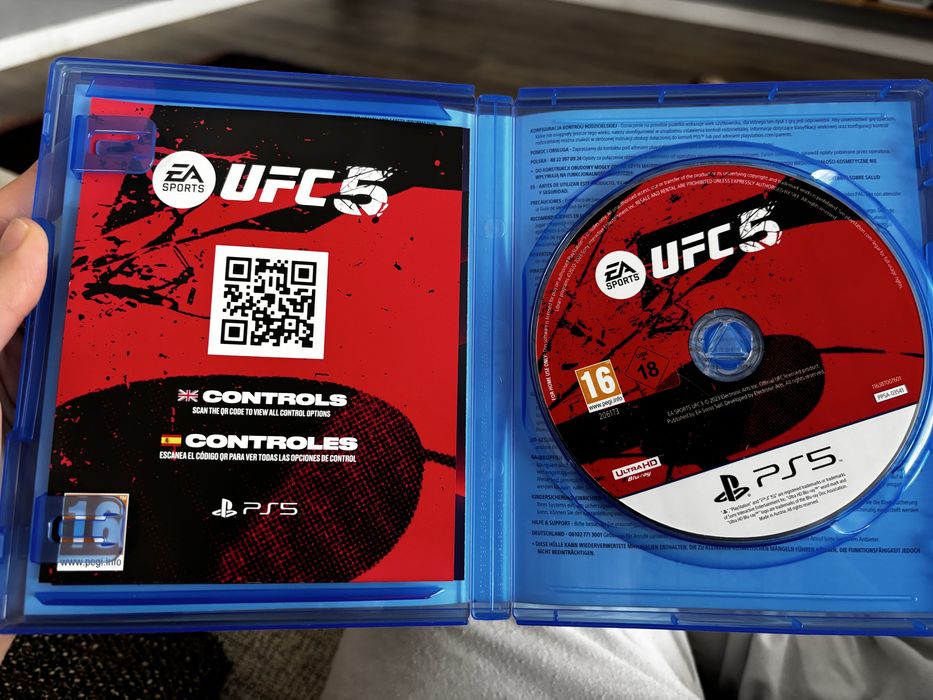 UFC 5 диск на PS5