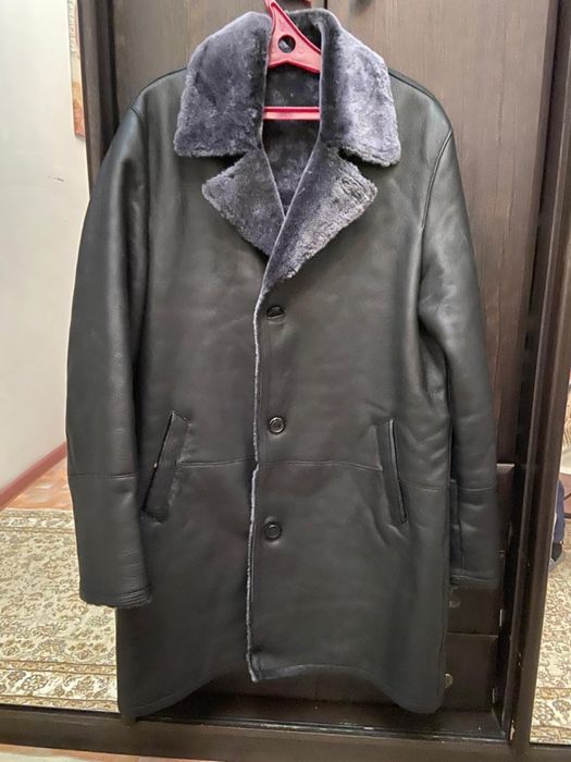 Мужскак кожанная дубленка