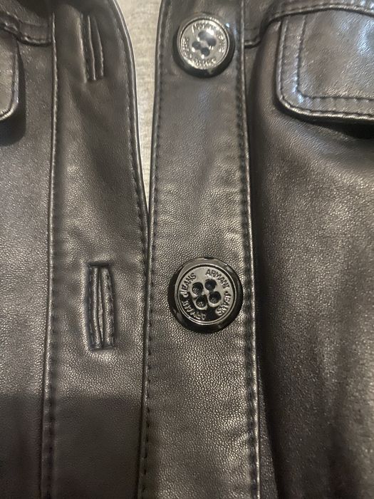 Geaca piele dama Armani