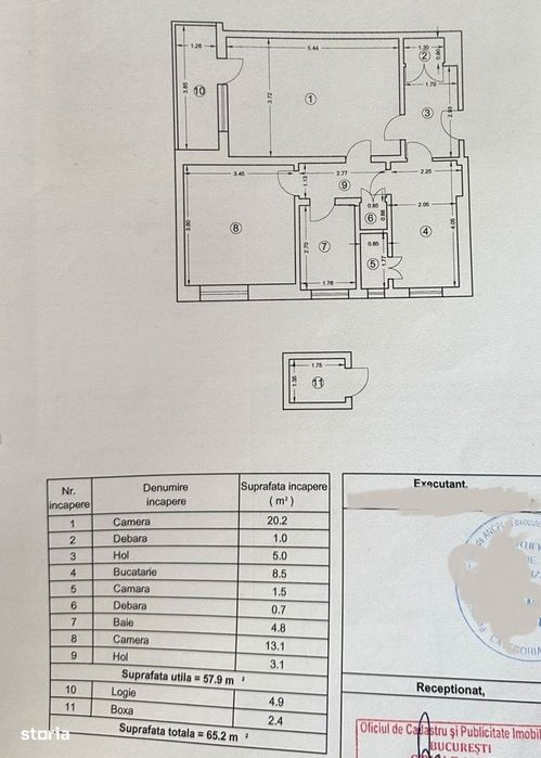 DEOSEBIT! 2 camere - 65 mp | Tavane inalte 2,80 m | Centrala | Boxa |