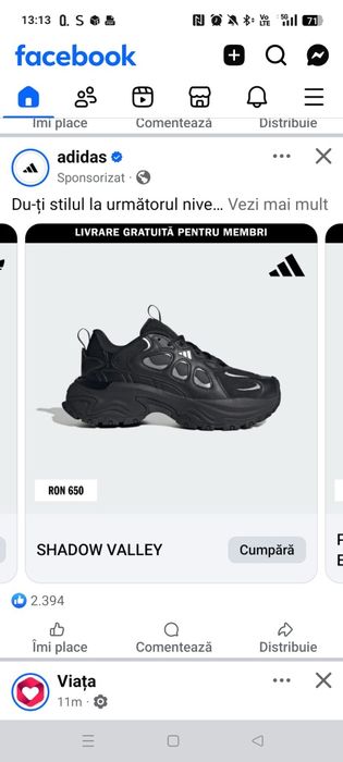 Adidas noi mărimea 36.5