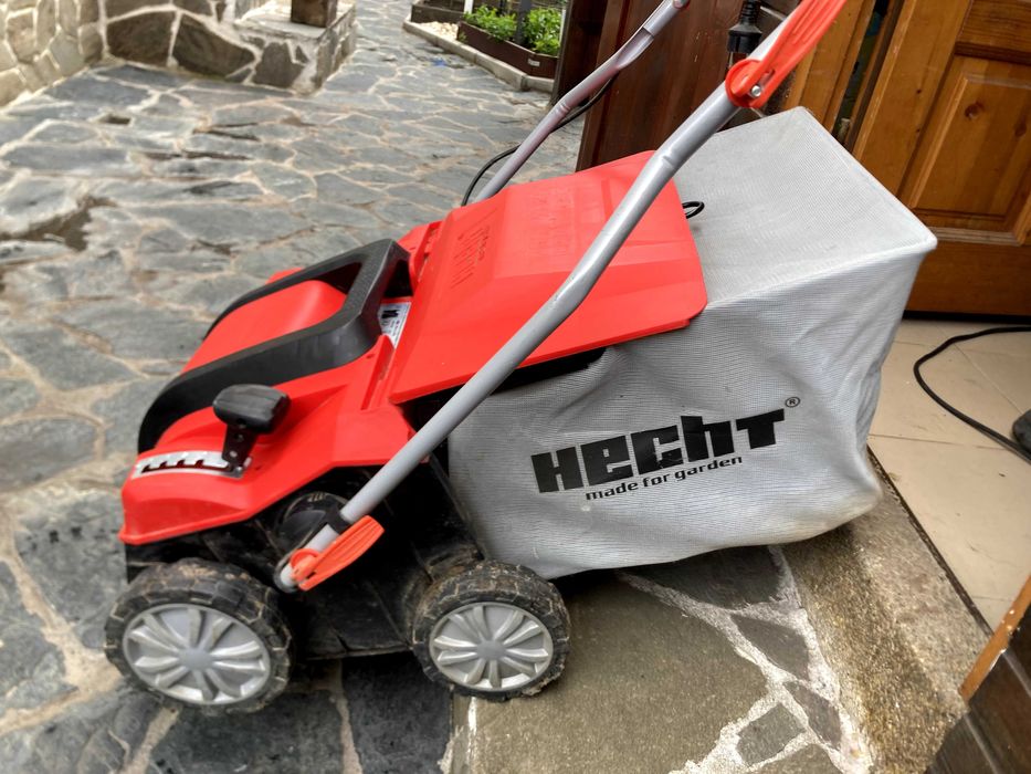 Scarificator si aerator gazon HECHT 1420 2 in 1, 1500 W, 32 cm, 35 L