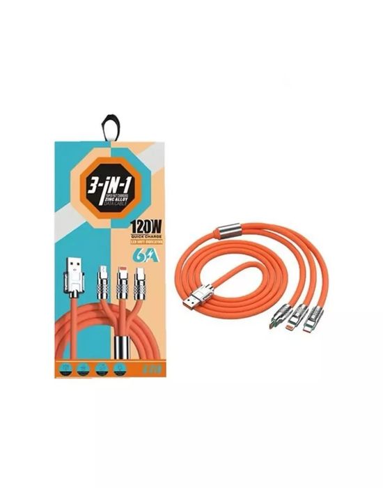 USB кабель зарядки 3 в 1