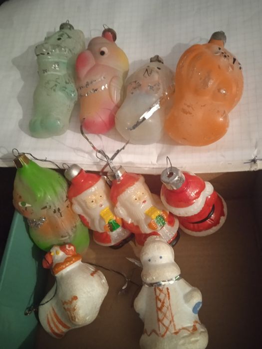 Ёлочные советские игрушки