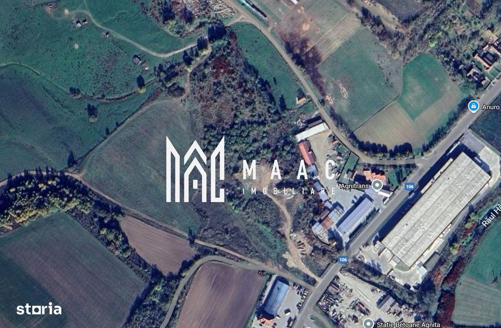 Teren industrial I 37200 mp Parcelabil I Acces la DJ I Agnita