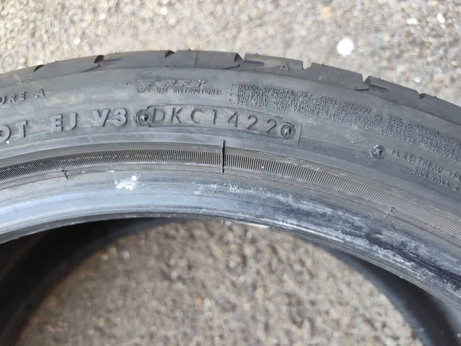 275/35/21" 245/40/21" 4бр Bridgestone potenza  s001 Rft, dot22г, 6-7мм