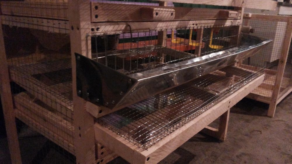 клетки для перепелов на 2 яруса