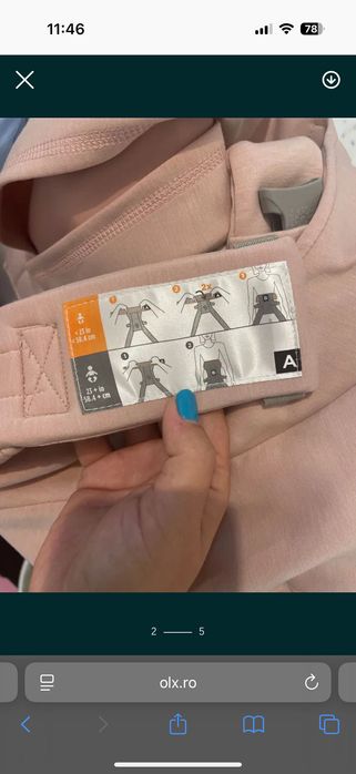 Marsupiu Ergobaby Embrace