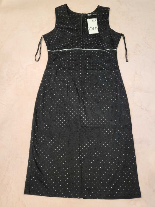 Rochie Zara office cu buline, marimea XS, noua
